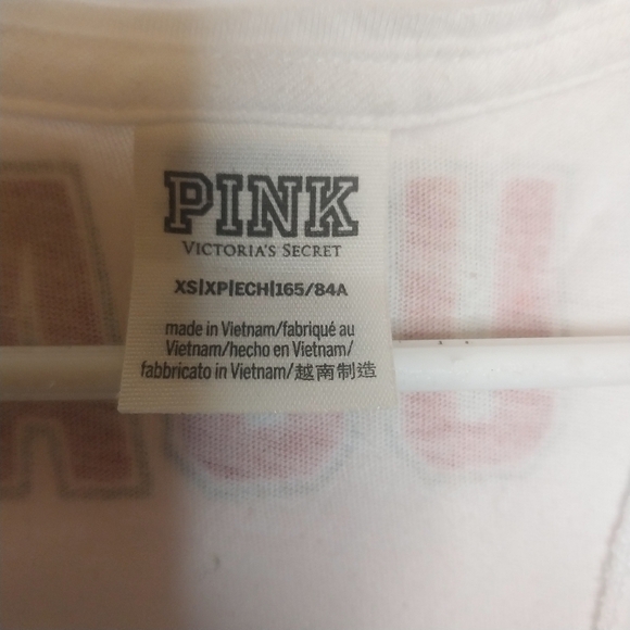 PINK, Victoria's Secret, White, Size XS Tank Top - Picture 3 of 3